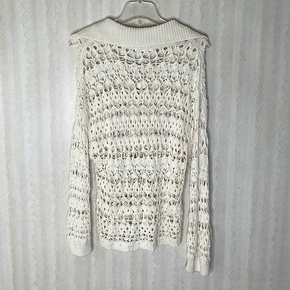 ❤️ MNG Netted Sweater Too Size S - Picture 3 of 4